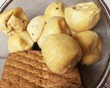 じんわりがんも、厚揚げとかぼちゃの煮物作り方1写真