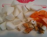 大根と豆腐の簡単煮物！作り方1写真