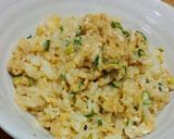 ねぎ入り醤油卵焼き混ぜご飯作り方4写真