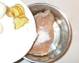 ゆで鶏むね肉と卵♪クリスマス誕生日の夕食作り方3写真