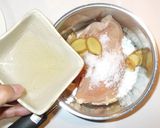 ゆで鶏むね肉と卵♪クリスマス誕生日の夕食作り方4写真