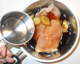 ゆで鶏むね肉と卵♪クリスマス誕生日の夕食作り方6写真