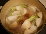 蕪のチキンスープ