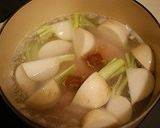 蕪のチキンスープ作り方1写真