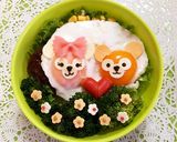 ダッフィのクリスマス ロコモコ弁当作り方6写真