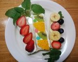 キレイで楽しい♬ フルーツオープンサンド作り方6写真