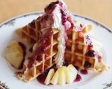 簡単♪クリスマスツリーワッフル（HM）作り方16写真