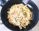 かに玉。もやしと椎茸でヘルシー！ふっくら作り方4写真