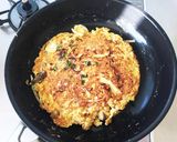 かに玉。もやしと椎茸でヘルシー！ふっくら作り方5写真