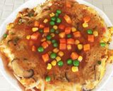 かに玉。もやしと椎茸でヘルシー！ふっくら作り方7写真
