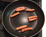 粗挽きソーセージの燻製チーマヨ焼き作り方2写真