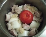 豚肉と大根のトマト塩麹煮込み♫作り方3写真