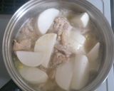 鍋任せ鶏大根作り方4写真
