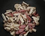 たっぷりきのこの和風パスタ作り方4写真