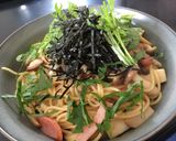 たっぷりきのこの和風パスタ作り方6写真