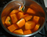 かぼちゃと豚肉の中華風煮もの作り方1写真