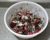 たこオリーブオイル 和風イタリアン ごま作り方4写真