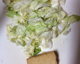簡単、厚揚げとキャベツの炒め物作り方1写真