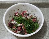 たこオリーブオイル 和風イタリアン ごま作り方5写真