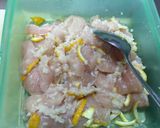 鶏むね肉のゆずと塩麹の香味炒め作り方3写真