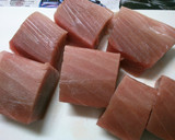 簡単！一品♪ マグロの オイスター煮♪作り方1写真