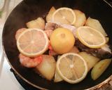 ☆男飯☆００８　たらとえびのレモン炒め作り方2写真
