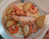 ☆男飯☆００８　たらとえびのレモン炒め作り方3写真