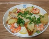 ☆男飯☆００８　たらとえびのレモン炒め作り方4写真