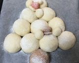 捏ねずに簡単♡ふわふわ〜ツリーちぎりパン作り方6写真
