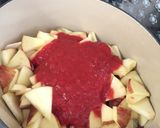 鶏肉のりんご&トマトピューレ煮込み作り方4写真