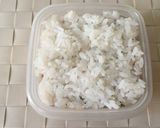ヘルシーそぼろと卵のおにぎらず。お弁当に作り方3写真
