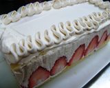 米粉で★フレジェ風イチゴショートケーキ作り方9写真