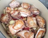 鶏肉のりんご&トマトピューレ煮込み作り方8写真