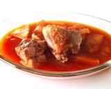 鶏肉のりんご&トマトピューレ煮込み作り方12写真