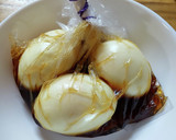 簡単時短！めんつゆで作る半熟煮玉子作り方3写真