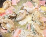 簡単濃厚♡牡蠣ベーコンのクリームパスタ。作り方3写真