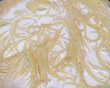 簡単濃厚♡牡蠣ベーコンのクリームパスタ。作り方5写真
