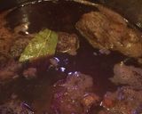牛肉の赤ワイン煮込み ブルゴーニュ風作り方5写真