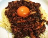 茄子としめじの肉味噌スパゲティ作り方5写真