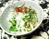 大根サラダ♡梅風味黒酢たれ納豆ソース♪♪作り方5写真