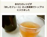 赤しそジュース作り方6写真
