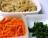焦がしご飯の4色豚ばらビビンバ丼作り方1写真