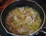 白菜と豚肉のスープ作り方3写真
