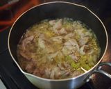 白菜と豚肉のスープ作り方4写真