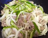 豚肉とトマト缶の疲労回復パスタ♬作り方5写真