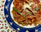 豚肉とトマト缶の疲労回復パスタ♬作り方9写真