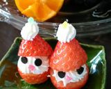 クリスマスフルーツ盛り合わせ作り方6写真