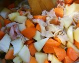 大鍋で野菜たくさん豚汁。作り方3写真