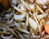 大鍋で野菜たくさん豚汁。作り方4写真