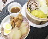 大根白煮と鳥手羽元お酢煮込み作り方11写真